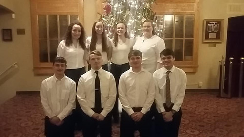 Picture of Students who attended the Dorian Vocal Festival